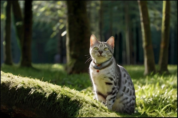 Vecteur l'image du chat et du chaton