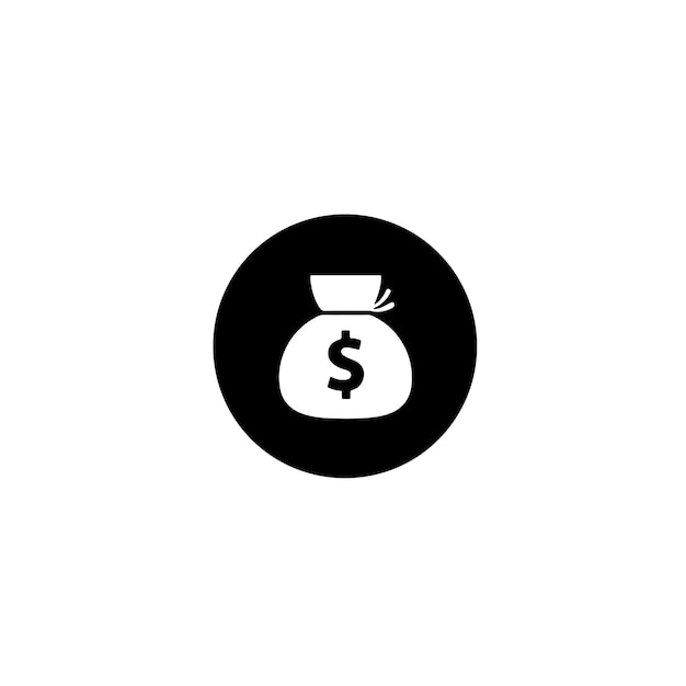 Image du sac avec le signe du dollar
