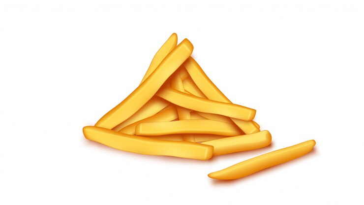 Vecteur image de frites