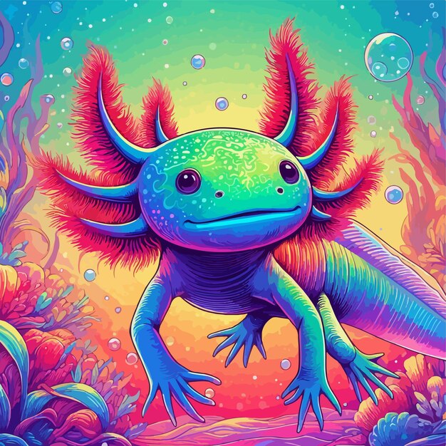 Image Générée Par L'animal Axolotl