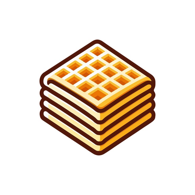 Vecteur l'image générée par le biscuit