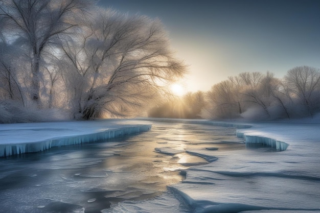 Vecteur image de glace