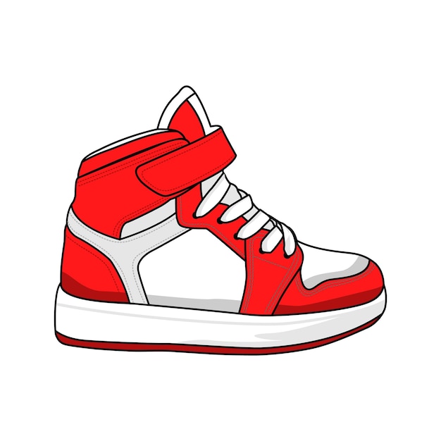 Image Et Illustration Vectorielle De Baskets Enfant