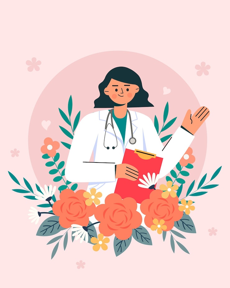 l'image d'une jeune femme médecin