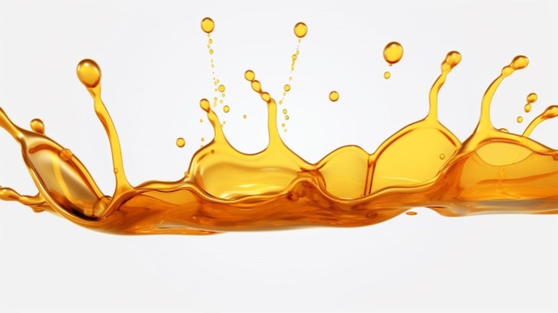 une image de liquide orange avec la lettre w dessus