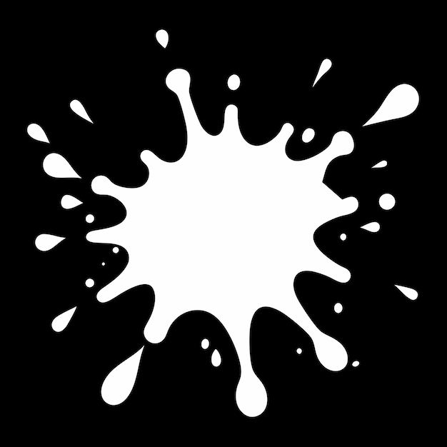 une image en noir et blanc d'un cercle noir et blanc avec un fond blanc