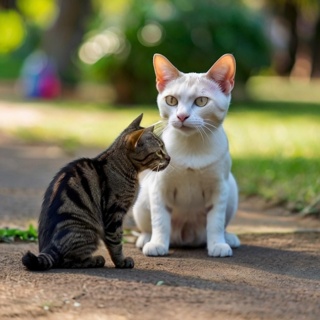 L'image D'une Petite Chatte