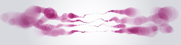 Image de style microscopique avec illustration vectorielle sur le thème des sciences biologiques, arrière-plan abstrait avec effet transparent et profondeur de champ.