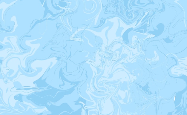 Image vectorielle arrière-plan horizontal abstrait ou fond d'écran dans les couleurs bleues Le dégradé brouille les taches et les taches Imitation de peinture mixte