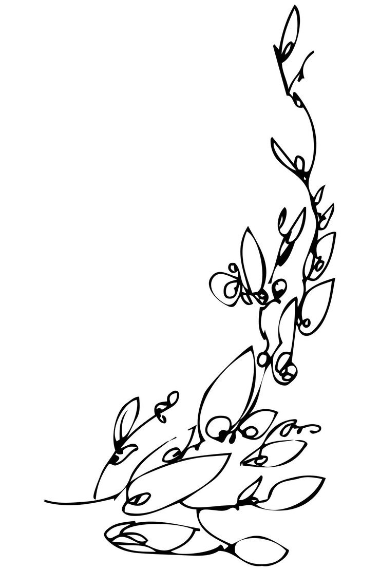 Image vectorielle beau fond floral abstrait