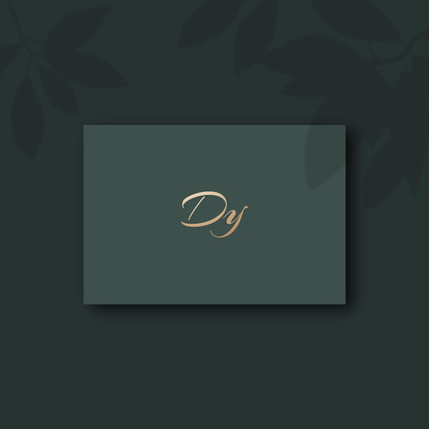 Image vectorielle de conception du logo Dy