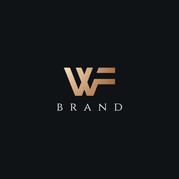 Image vectorielle de la conception du logo de la FW