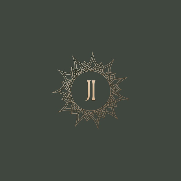 Image vectorielle de la conception du logo de Jl