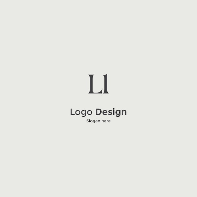 L'image vectorielle de la conception initiale du logo