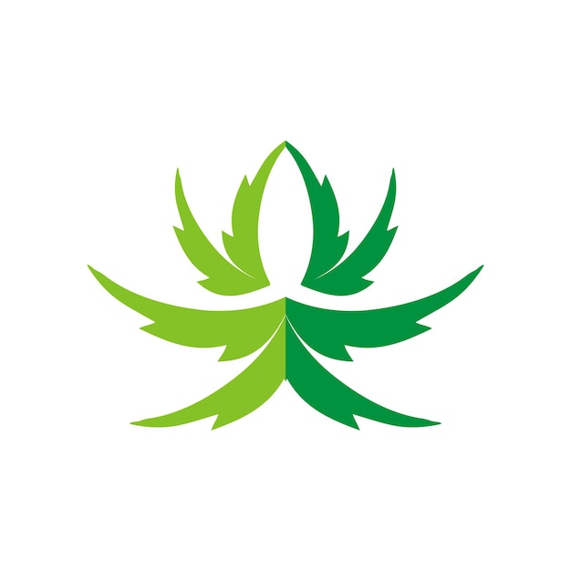 Vecteur image vectorielle de la feuille de cannabis