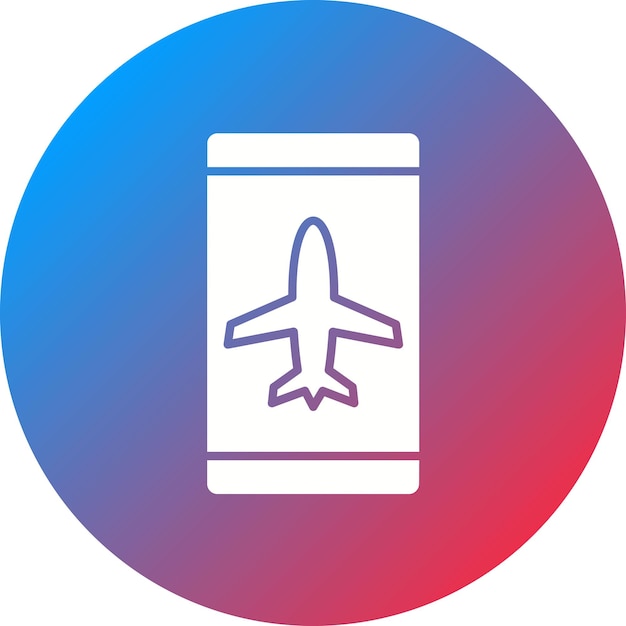 L'image vectorielle de l'icône active en mode avion peut être utilisée pour l'UX de l'interface utilisateur mobile