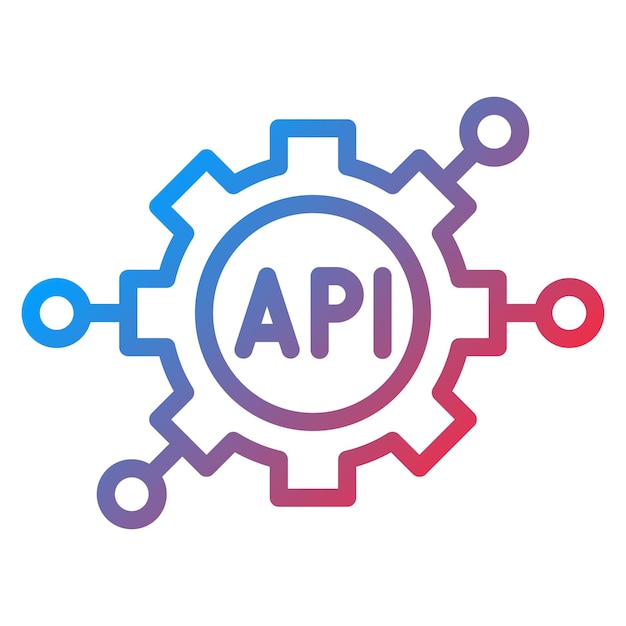 L'image vectorielle de l'icône API peut être utilisée pour la science des données