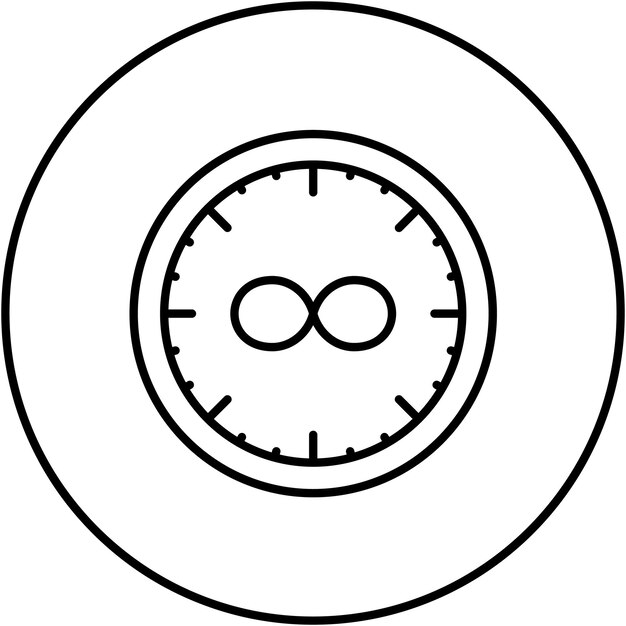 Vecteur l'image vectorielle de l'icône de boucle de temps peut être utilisée pour l'heure et la date