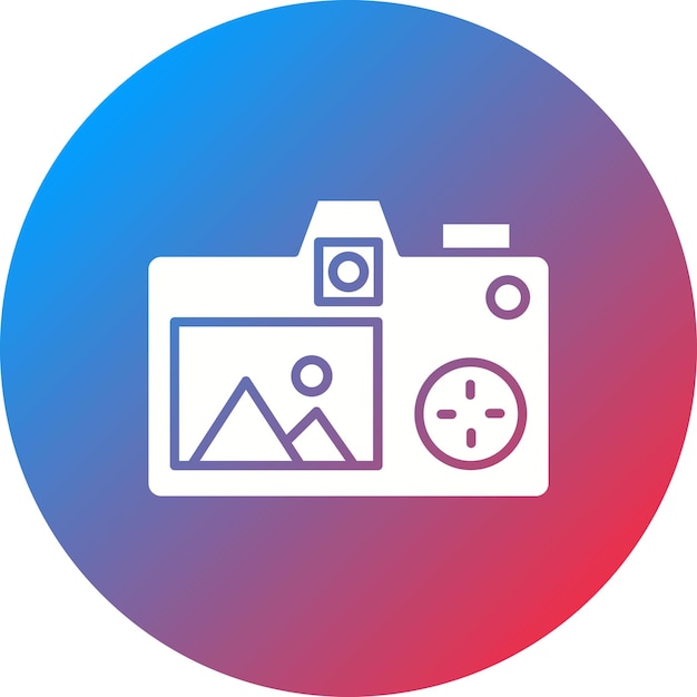 L'image vectorielle de l'icône de la caméra peut être utilisée pour la photographie