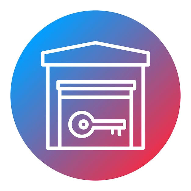 L'image Vectorielle De L'icône De Clé De L'entrepôt Peut être Utilisée Pour L' Entrepôt