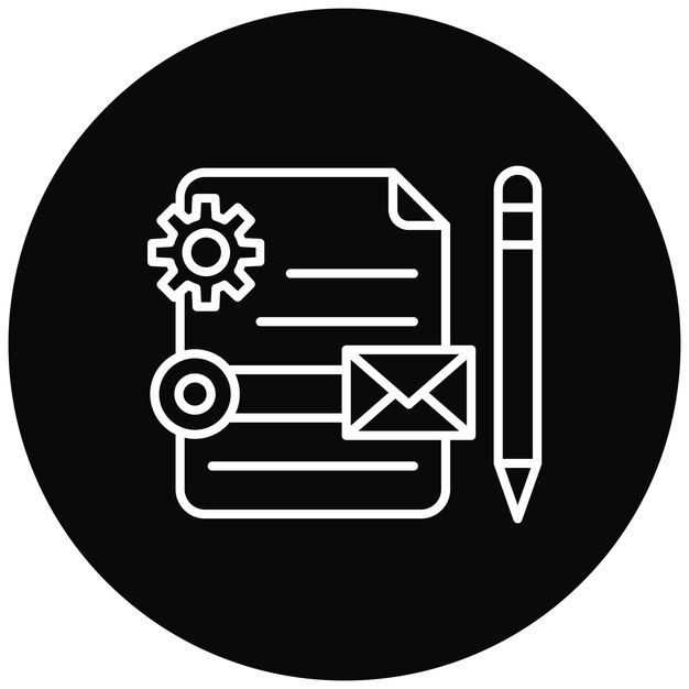 Image vectorielle de l'icône de création de marque peut être utilisée pour le marketing en ligne