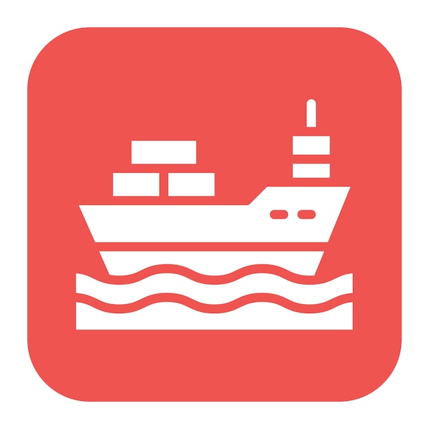 L'image vectorielle de l'icône de croisière peut être utilisée pour Ocean