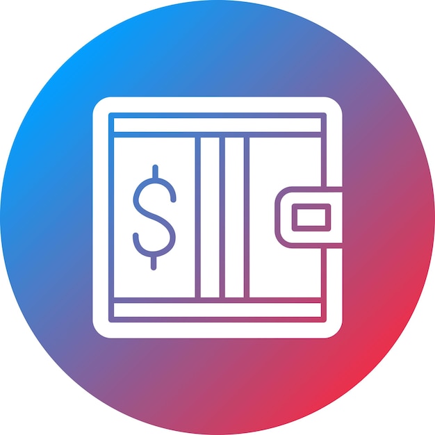 Vecteur l'image vectorielle de l'icône de la dette peut être utilisée pour les finances et l'argent