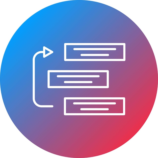 Vecteur l'image vectorielle de l'icône du backlog peut être utilisée pour la gestion de projet