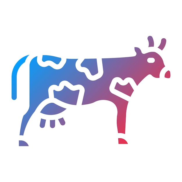 Vecteur l'image vectorielle de l'icône du bétail peut être utilisée pour festa junina