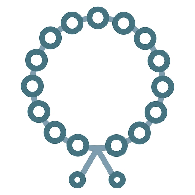 Vecteur image vectorielle de l'icône du bracelet du pèlerin peut être utilisée pour le pèlerinage du hajj