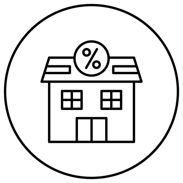 Vecteur image vectorielle de l'icône du bureau d'impôt peut être utilisée pour la comptabilité