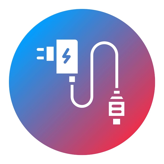 L'image Vectorielle De L'icône Du Chargeur Peut être Utilisée Pour La Batterie Et L'alimentation