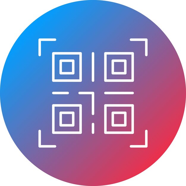 Vecteur image vectorielle de l'icône du code qr peut être utilisée pour le marché de rue