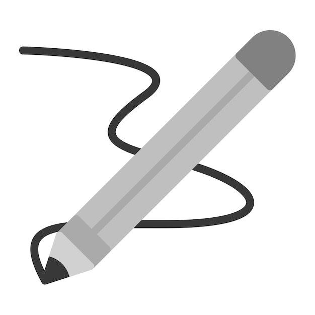Vecteur l'image vectorielle de l'icône du crayon peut être utilisée pour la créativité