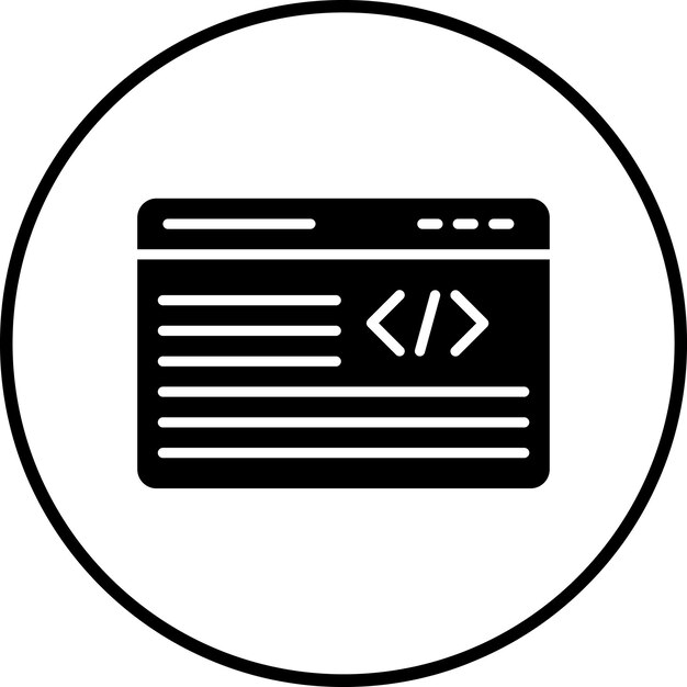 Image vectorielle de l'icône du développeur Web peut être utilisée pour les femmes