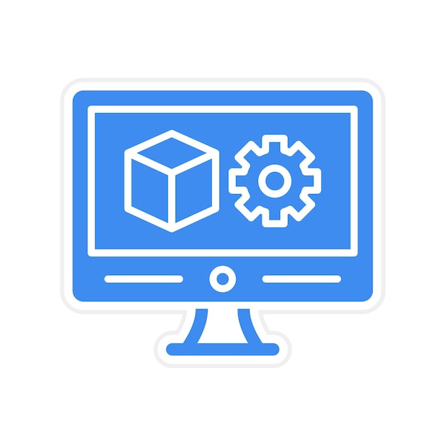 L'image vectorielle de l'icône du logiciel peut être utilisée pour No Code