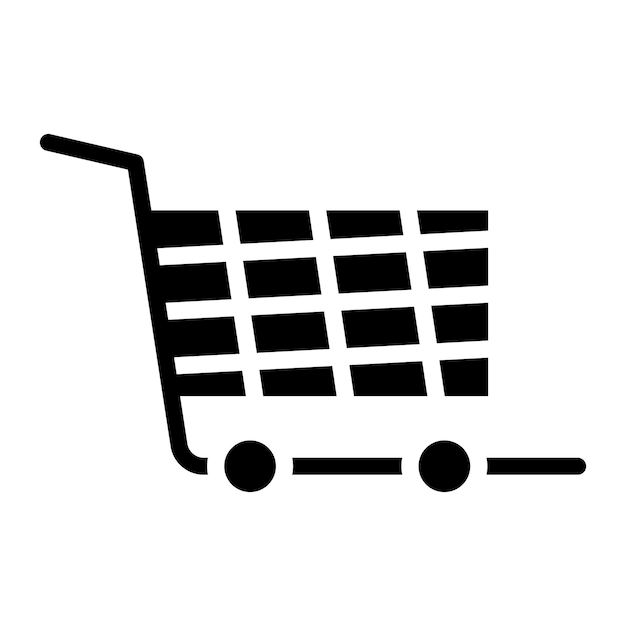 L'image vectorielle de l'icône du panier d'expédition peut être utilisée pour l'exécution de la commande