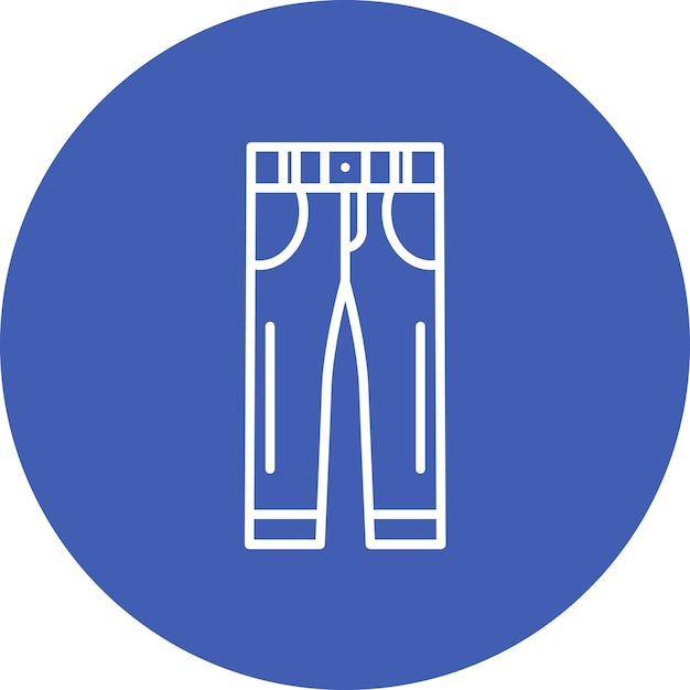 Vecteur l'image vectorielle de l'icône du pantalon de sport peut être utilisée pour le confort