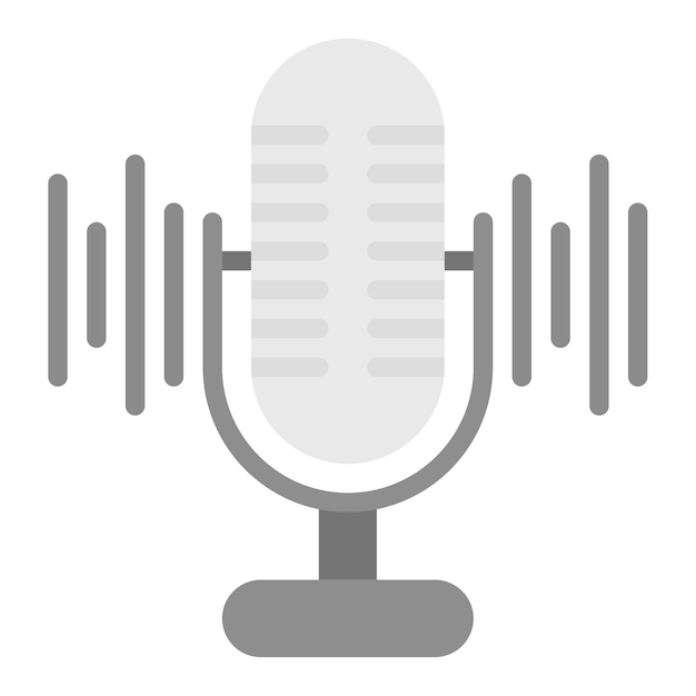 L'image vectorielle de l'icône du podcast peut être utilisée pour Artist Studio