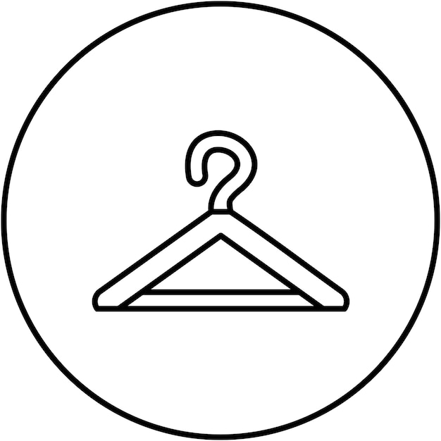 L'image Vectorielle De L'icône Du Porte-vêtements Peut être Utilisée Pour Les Vêtements