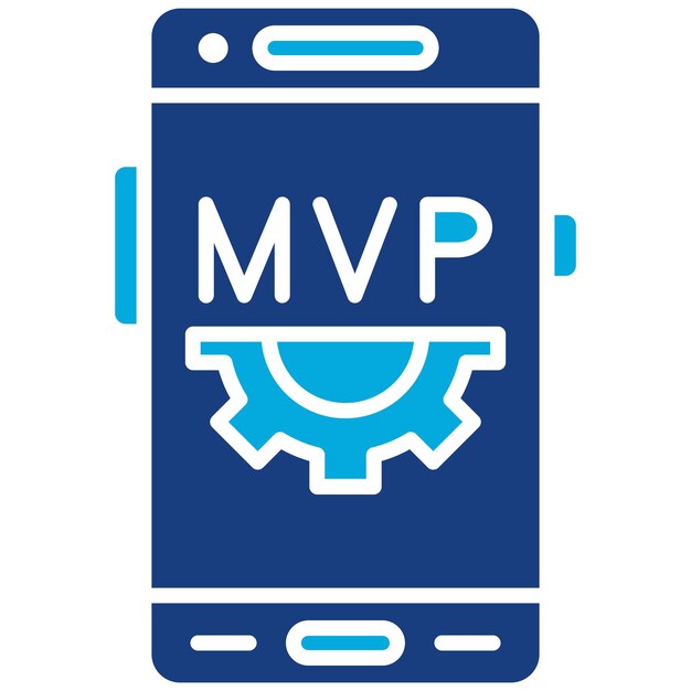 Image vectorielle de l'icône du produit minimum viable Peut être utilisée pour le développement d'applications mobiles