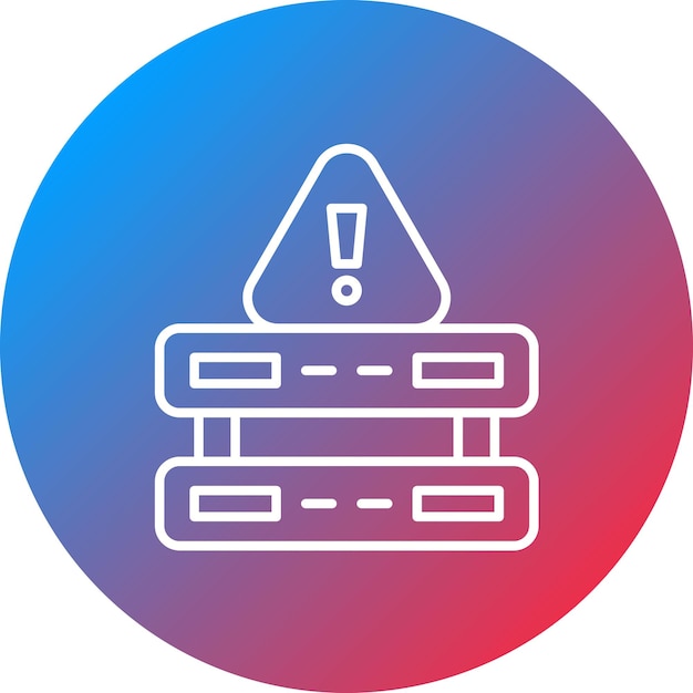 L'image vectorielle de l'icône du serveur peut être utilisée pour la cybersécurité