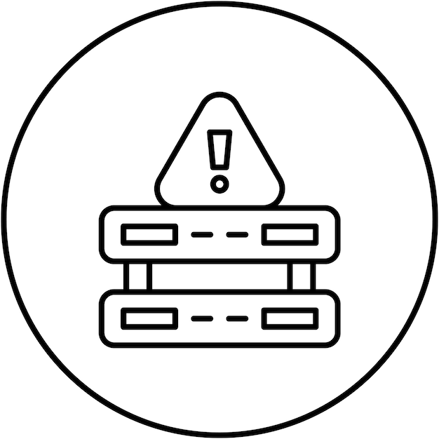 L'image vectorielle de l'icône du serveur peut être utilisée pour la cybersécurité