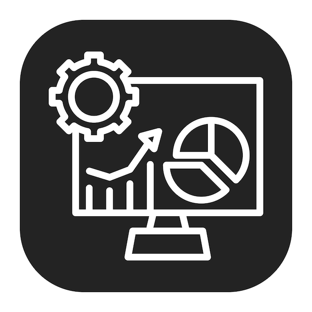 L'image vectorielle de l'icône du tableau de bord des opérations peut être utilisée pour la gestion des opérations