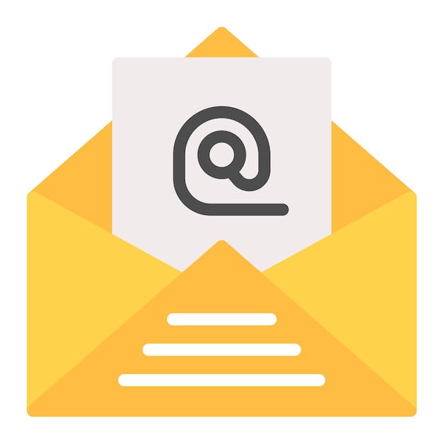 L'image vectorielle de l'icône de l'e-mail peut être utilisée pour la gestion des crises