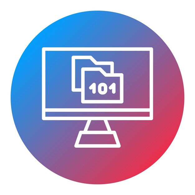 L'image vectorielle de l'icône de l'encodeur peut être utilisée pour la diffusion en direct