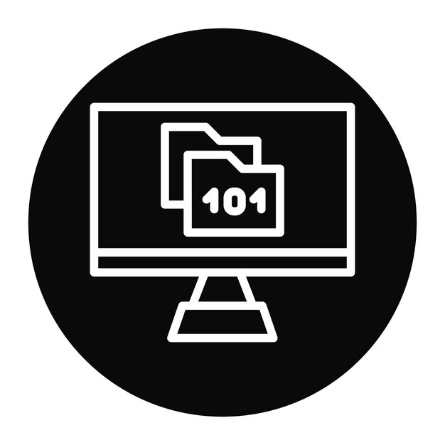 L'image vectorielle de l'icône de l'encodeur peut être utilisée pour la diffusion en direct