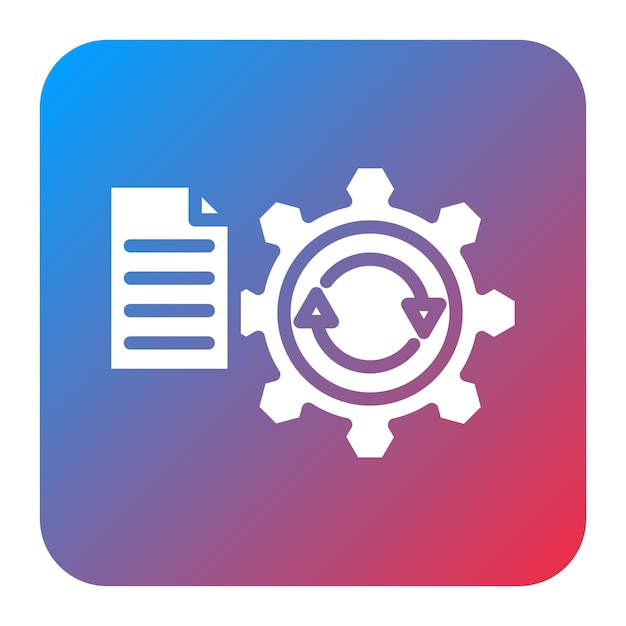 L'image vectorielle de l'icône d'exécution du test peut être utilisée pour les tests logiciels
