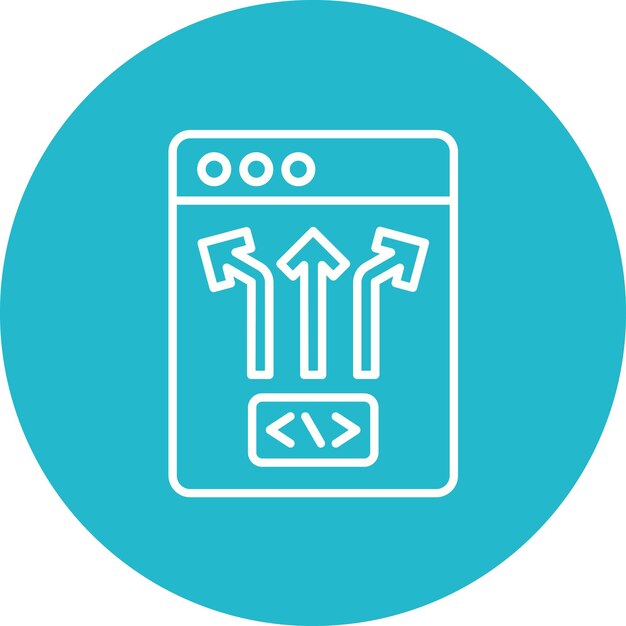 L'image vectorielle de l'icône de flexibilité peut être utilisée pour No Code