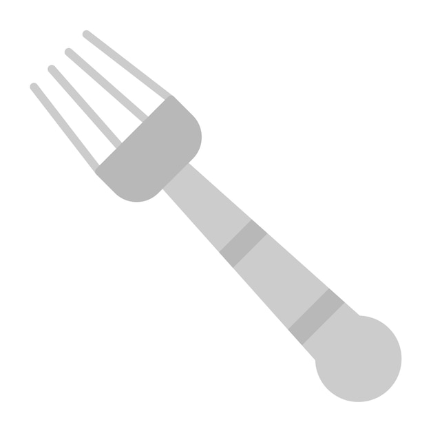 Vecteur l'image vectorielle de l'icône de la fourchette peut être utilisée pour baby